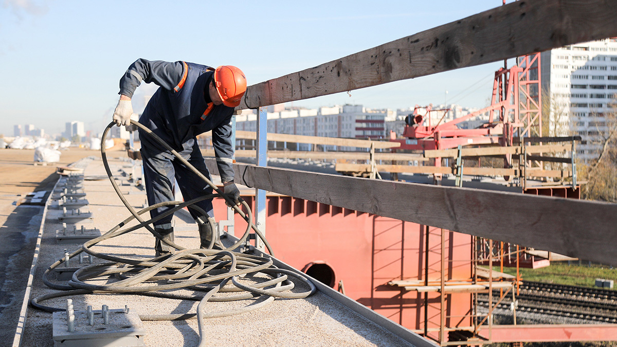 Эстакада через Волгоградский проспект на южном участке МСД завершена более чем наполовину
