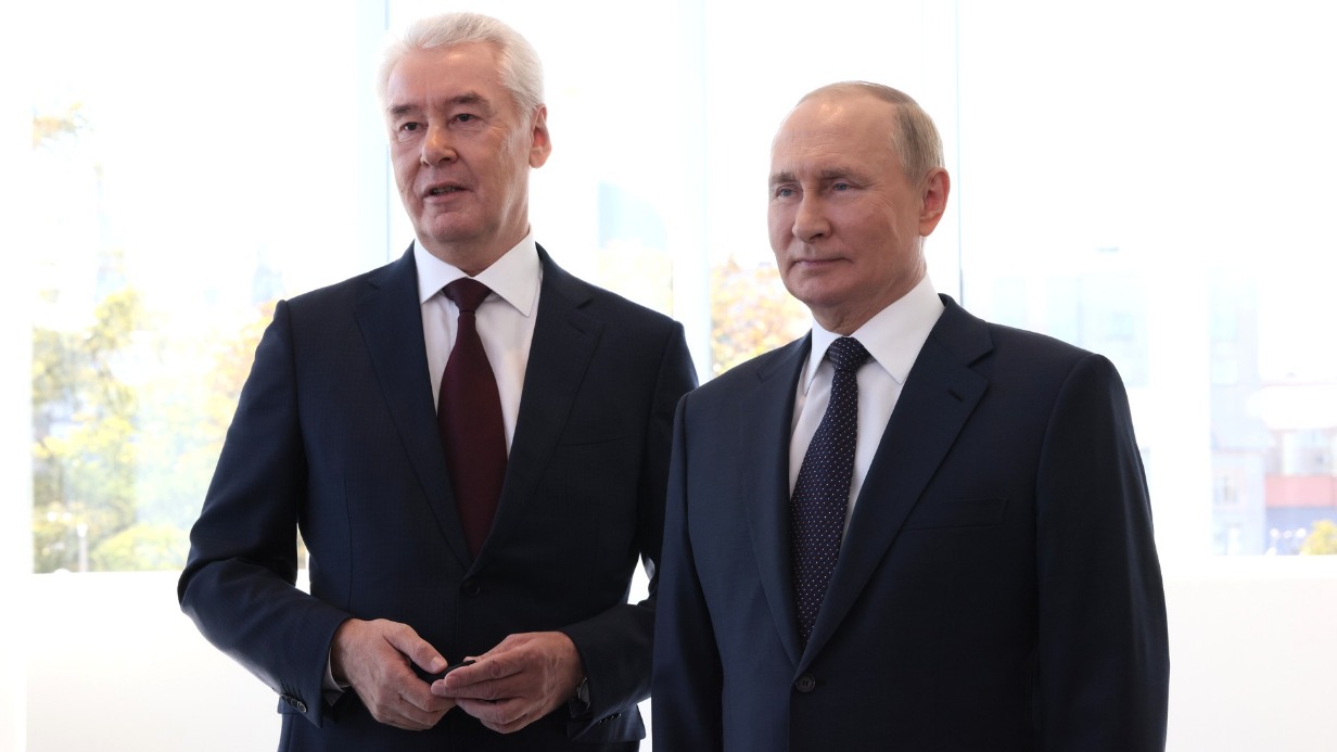 Путин отметил вклад Собянина в развитие Москвы