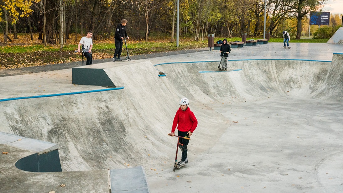Новый скейт-парк появился на окраине Битцевского леса