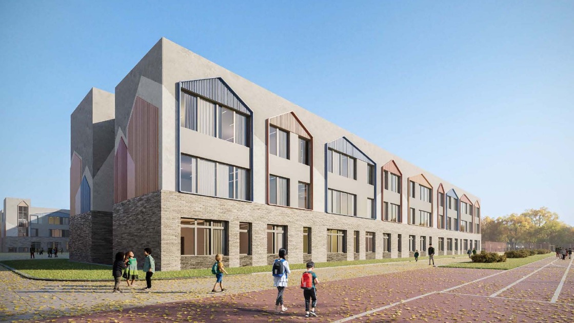 Школу с фантазийными фасадами на 1100 мест построят в деревне Картмазово