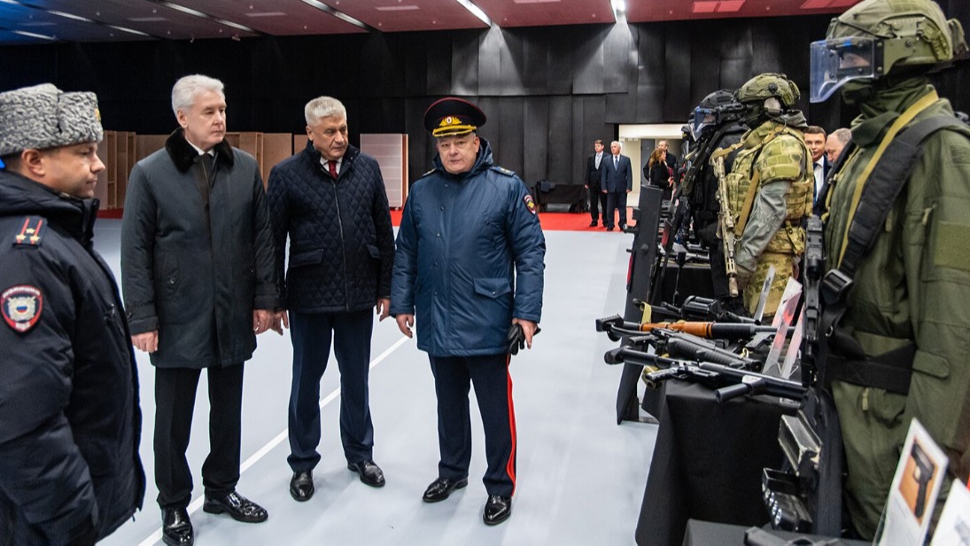 Собянин и Колокольцев открыли комплекс зданий для спецподразделений полиции 