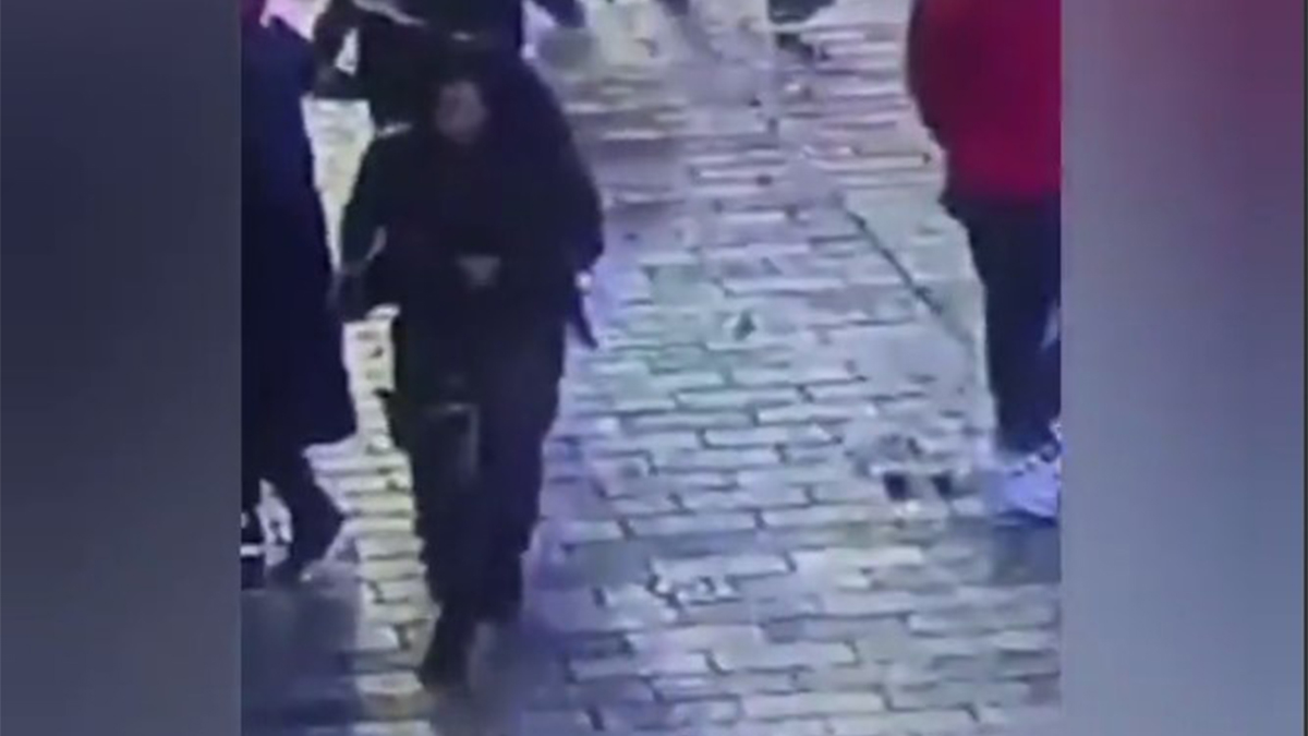 Опубликовано видео бегства подозреваемой в подрыве бомбы в Стамбуле