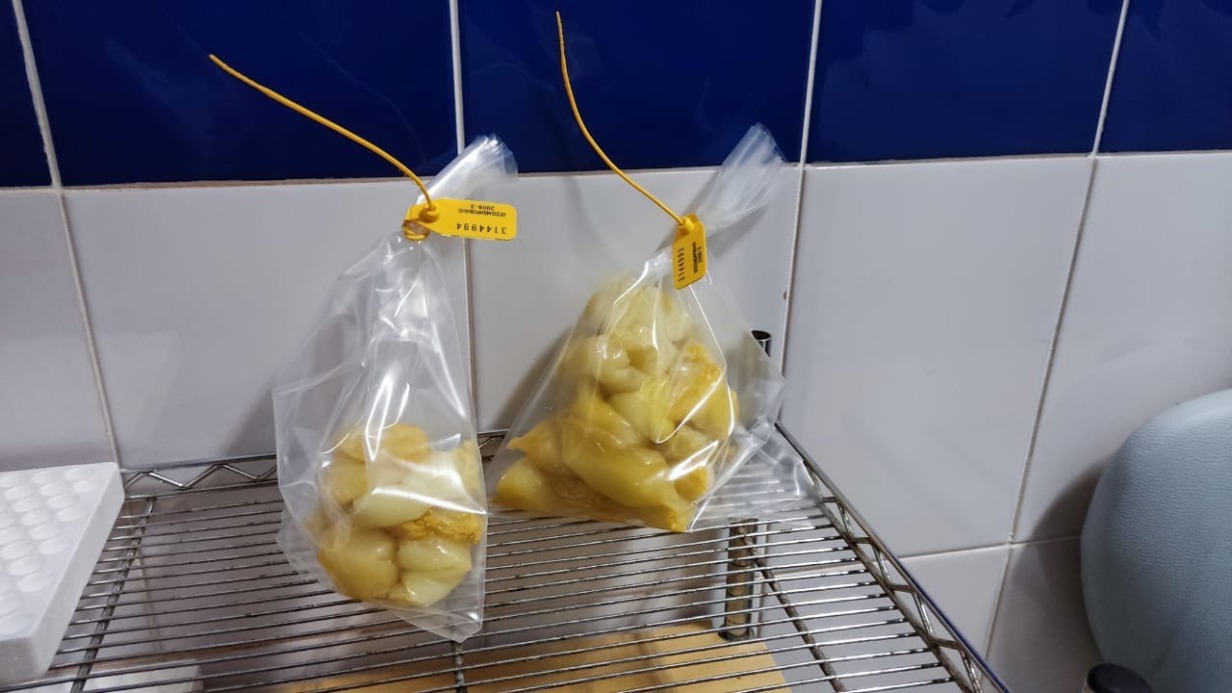 Россиянин попытался провезти килограмм кокаина в животе