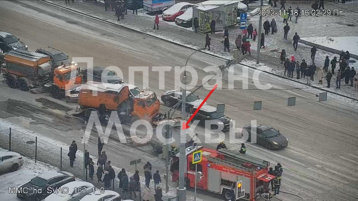 Автомобиль загорелся на северо-востоке столицы