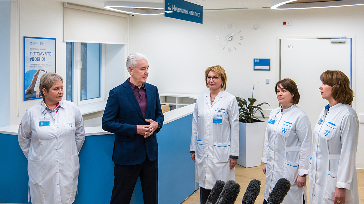 Собянин: Поликлиника в Западном Дегунино откроется после реконструкции 5 декабря