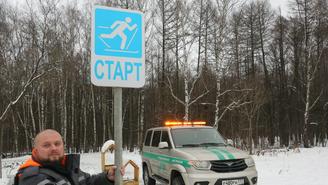Любителям лыжных прогулок подготовили сразу три трассы