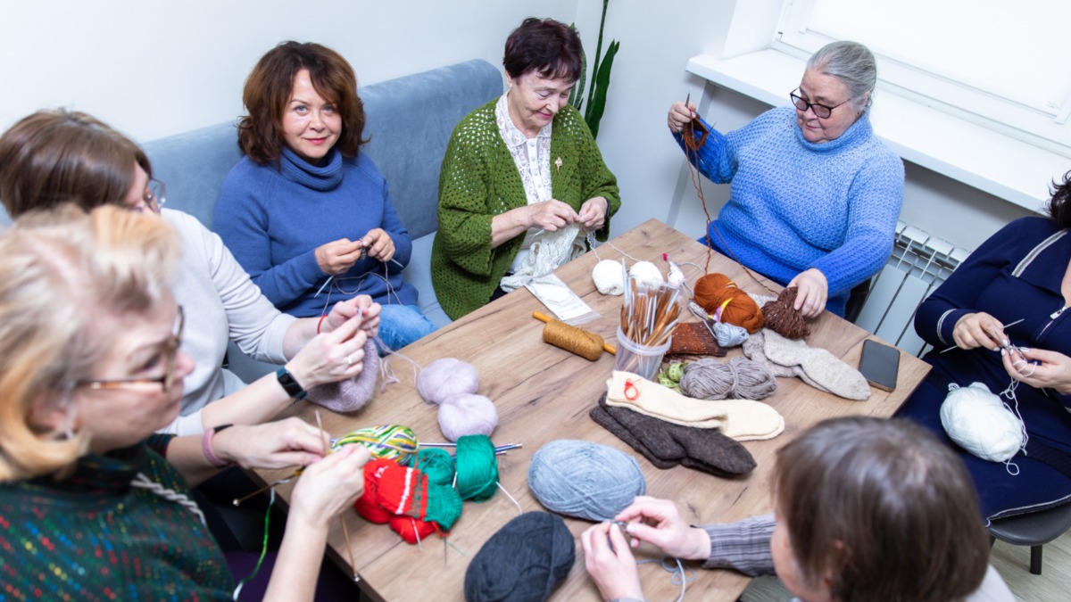 Участники проекта «Московское долголетие» 