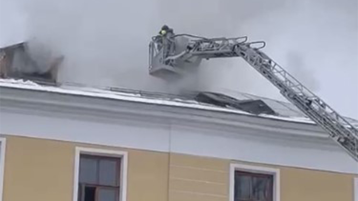 Прокуратура опубликовала видео тушения пожара в центре Москвы