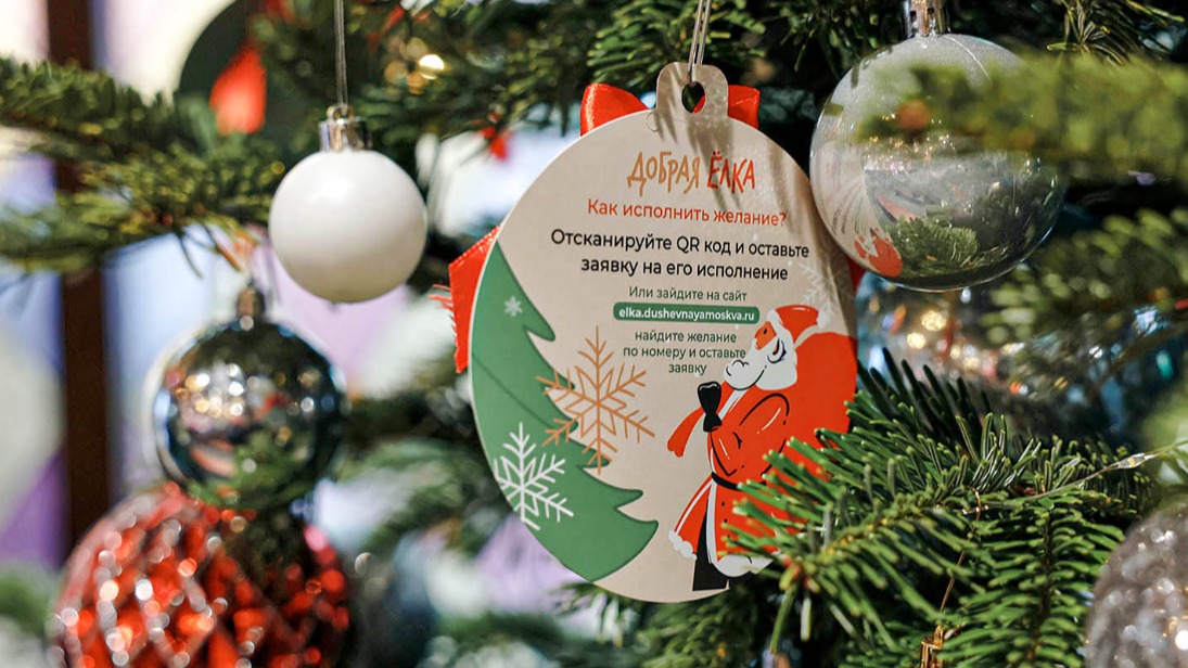 «Добрые елки» начали устанавливать в Москве 