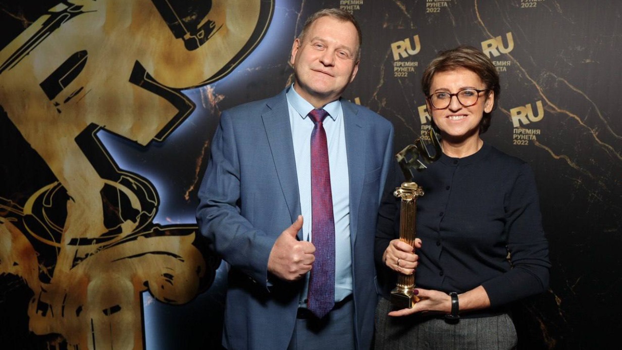 Сергунина: Проекты правительства Москвы стали лауреатами премии Рунета