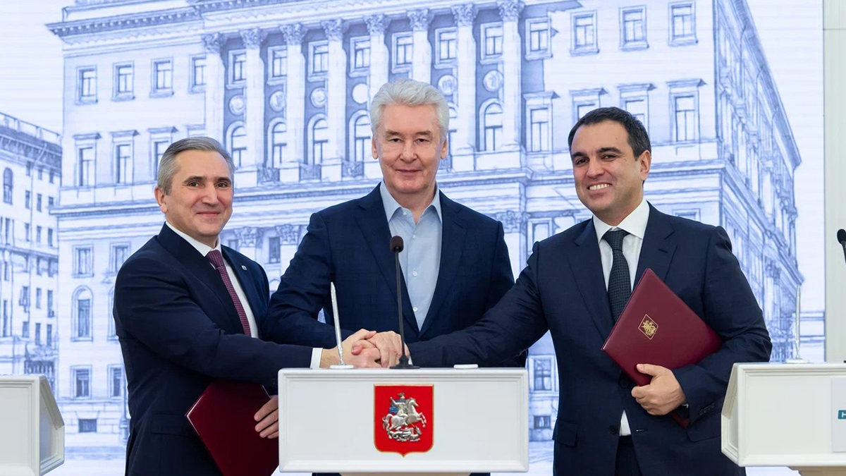 Собянин подписал соглашение о сотрудничестве Москвы с Тюменской областью и компанией «СИБУР»