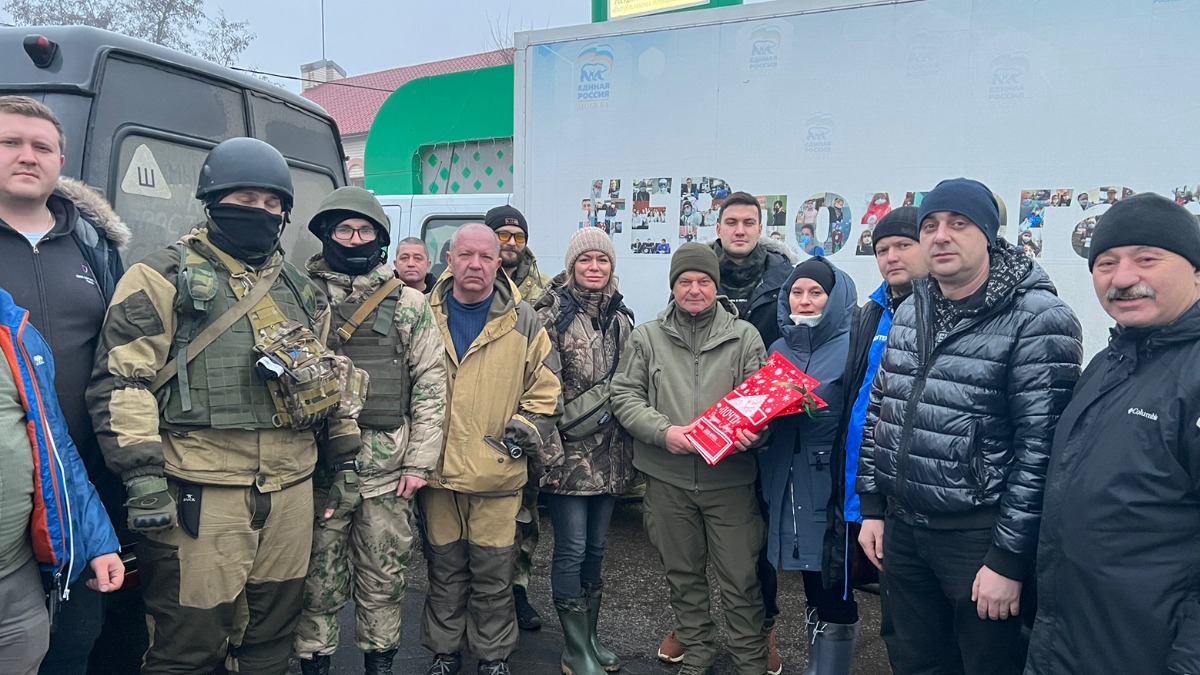 В ДНР и Запорожскую область доставлено 15 тонн гуманитарного груза от московских единороссов