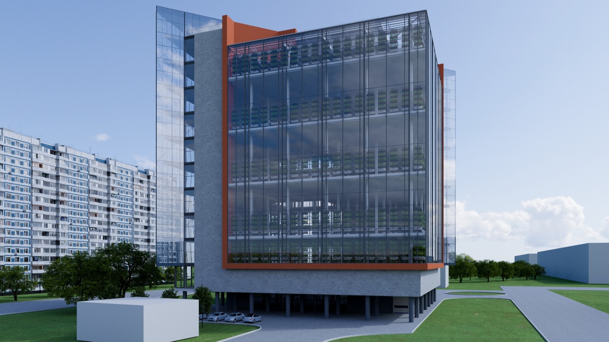 Проект предприятия «ПСК Магистраль Констракшн», которое построят на Новоорловской улице в Ново-Переделкине 