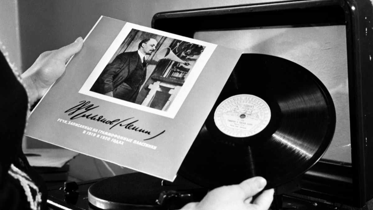 20 февраля 1967 года. Грампластинка с записью речи Ленина