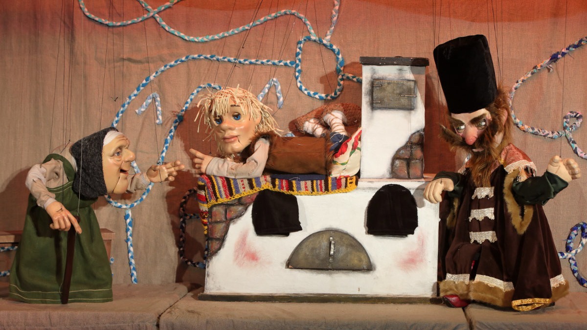 Спектакль «По щучьему велению» Московского детского театра марионеток