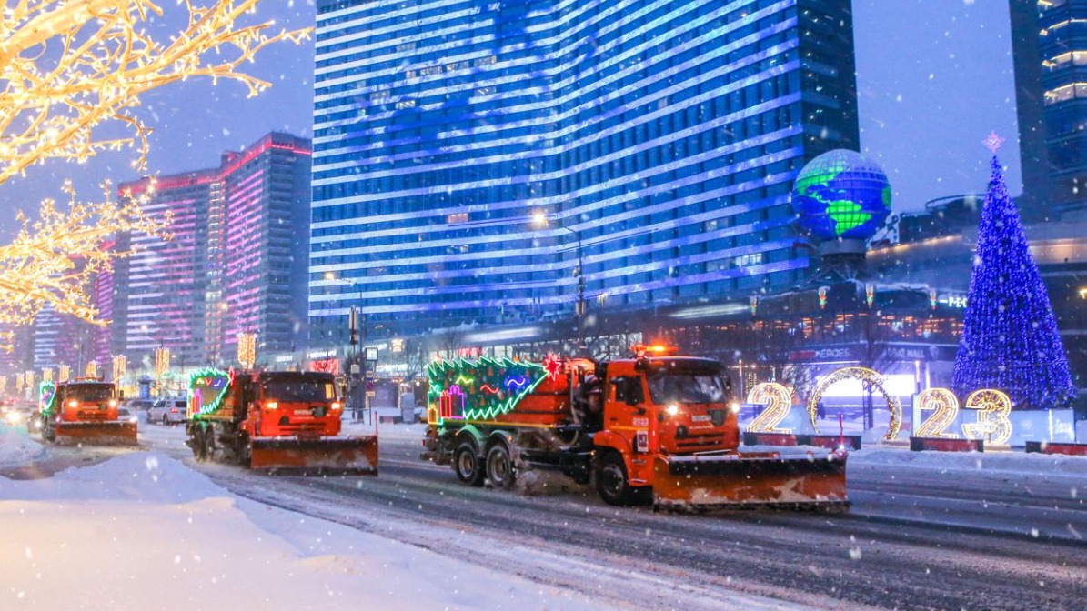 Все службы городского хозяйства Москвы подготовили к работе в новогоднюю ночь