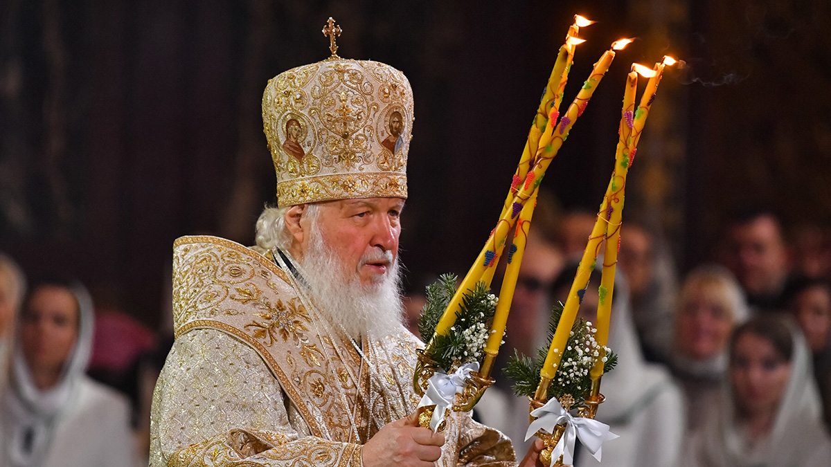 Патриарх Московский и всея Руси Кирилл начал рождественскую литургию в храме Христа Спасителя