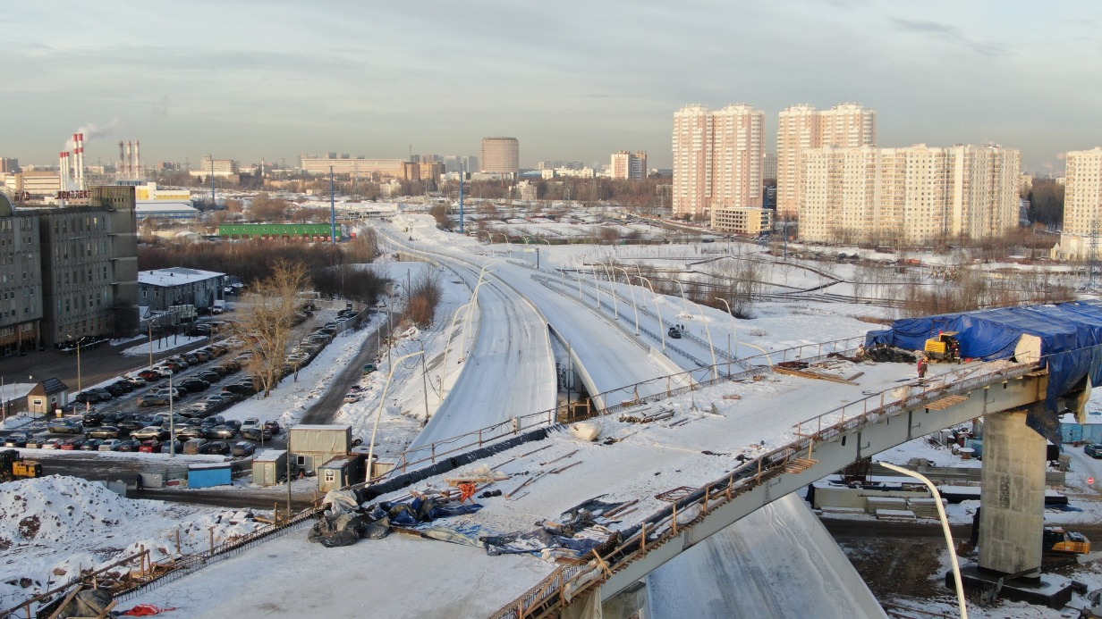 Строительство Южной рокады завершится в Москве в 2023 году
