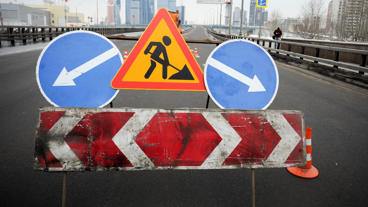 Участки боковых проездов Каширского шоссе перекроют по ночам с 15 по 30 января