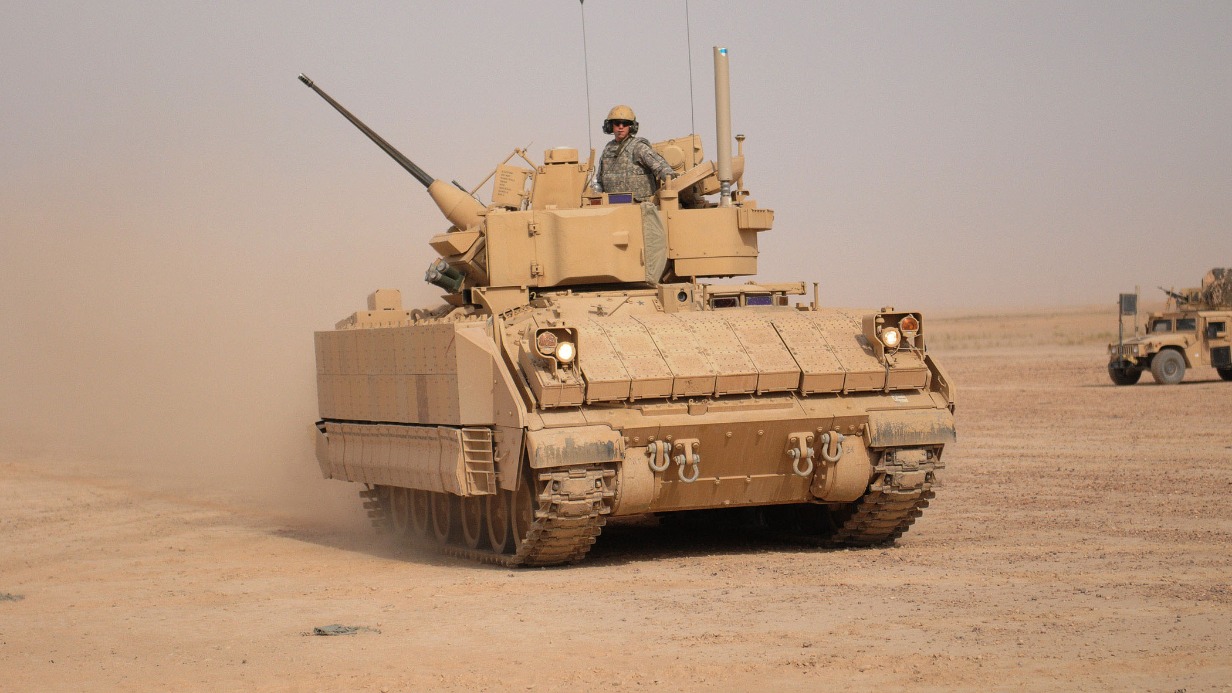 БМП Bradley в Ираке, 2011 год