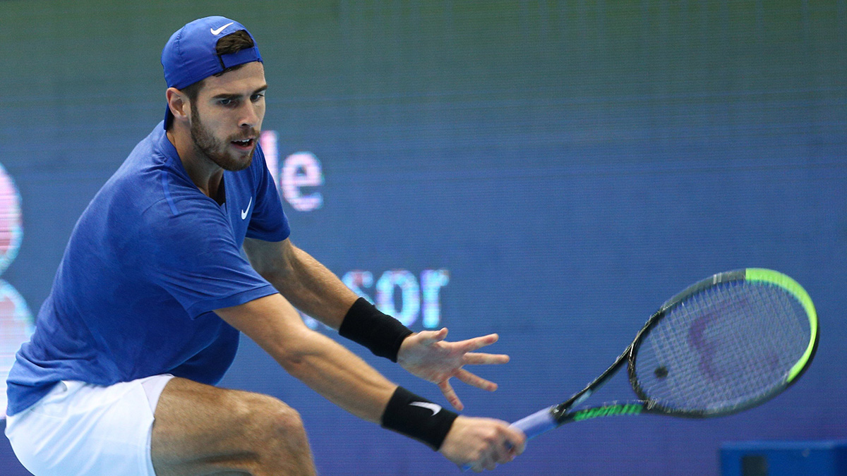 Россиянин Хачанов обыграл австралийца Коккинакиса в матче «Ролан Гаррос»