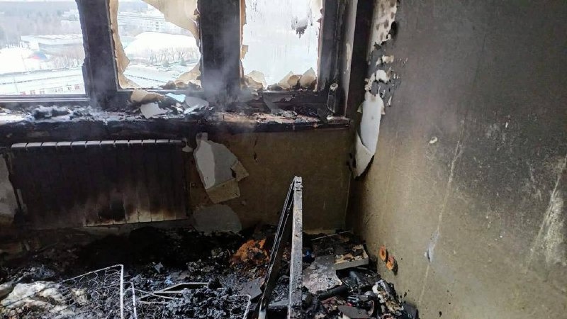 Один человек погиб при пожаре на юго-западе Москвы