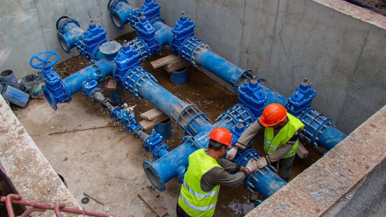 Строительство трубопровода завершили в деревне Мешково в НАО