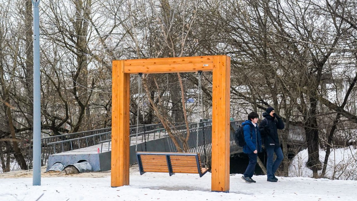 Новые зоны отдыха появились в парке «Долина реки Химки»
