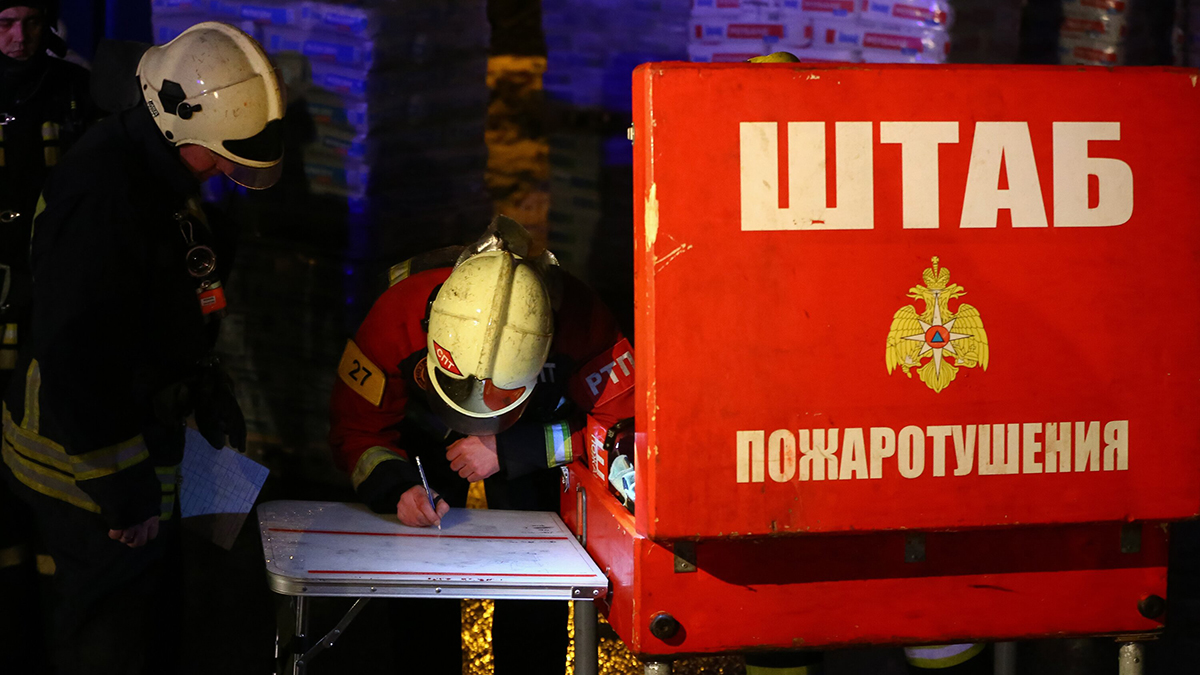 Автомобиль загорелся на 79-м километре МКАД