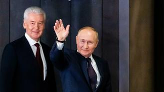 Путин и Собянин прибыли на пасхальное богослужение в храм Христа Спасителя