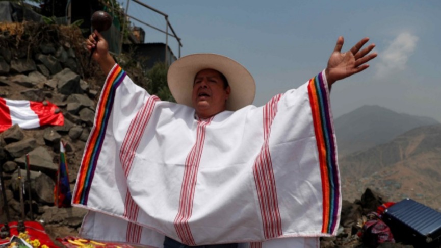 Шаманы провели традиционный ритуал в Перу, в ходе которого отметили, что президент России Владимир Путин наделен крайне решительным и сильным характером