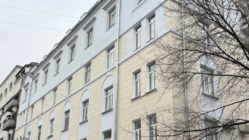 Капремонт дома 1927 года постройки завершился на Малой Бронной улице