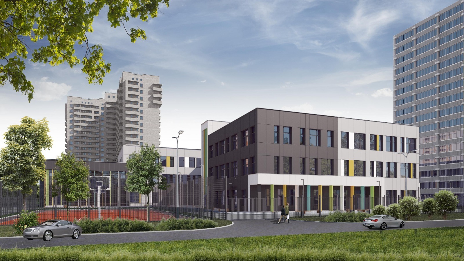 Готовы монолитные конструкции здания учебного корпуса в районе Тропарево-Никулино