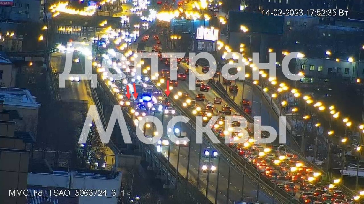 Крупное ДТП произошло на севере столицы