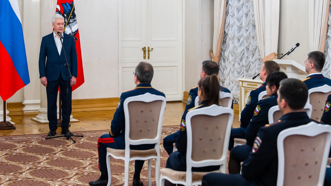 Собянин вручил премии Москвы в области обеспечения безопасности