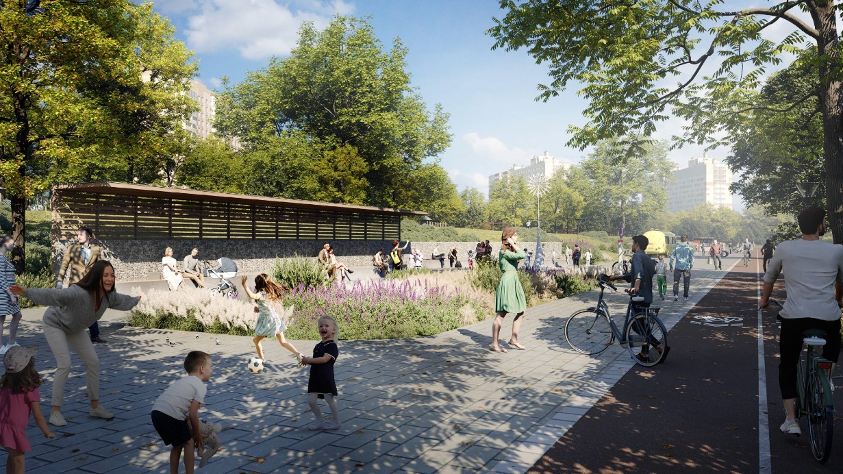 Работы по обустройству двух новых участков «Парка Яуза» стартовали на северо-востоке Москвы