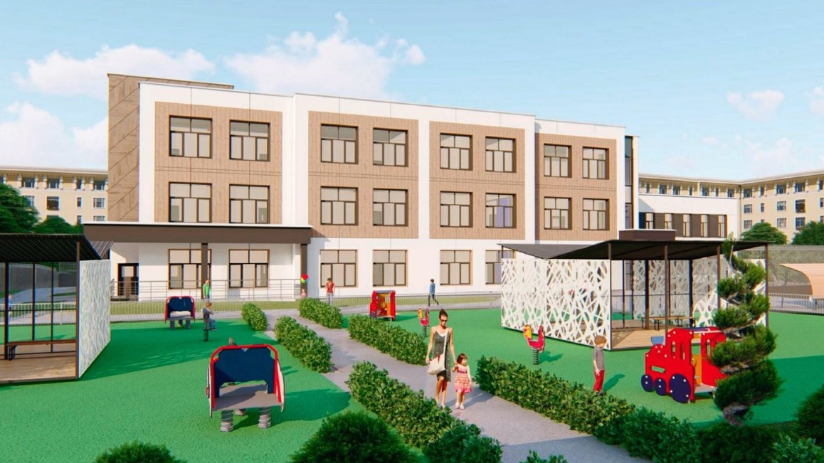 Отделка здания учебного корпуса на улице Правды готова более чем наполовину