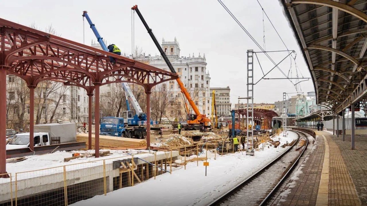 Собянин рассказал, как обновляется участок МЦД между Белорусским и Савеловским вокзалами