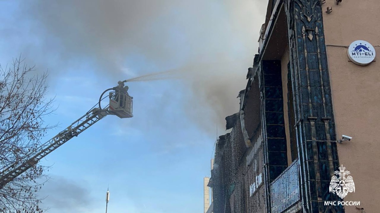 Пожар в ресторане на юге Москвы ликвидирован