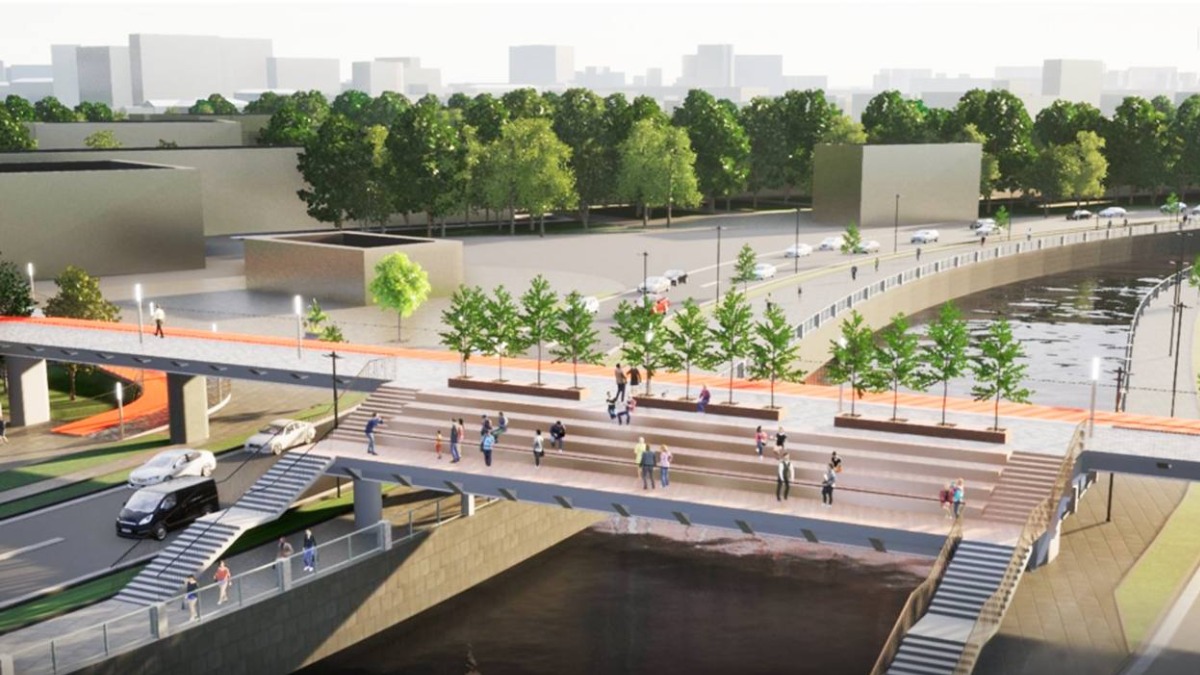 Собянин: Через Яузу построят велопешеходный мост с амфитеатром