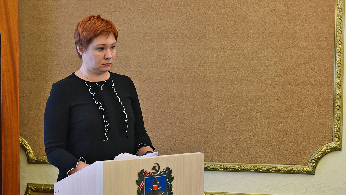 Врио замгубернатора Брянской области Елена Егорова