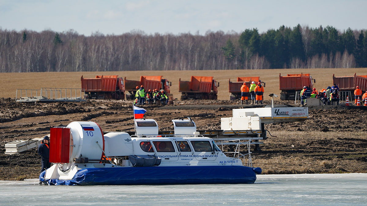 Уровень воды в реке Урал в Орске снизился на восемь сантиметров