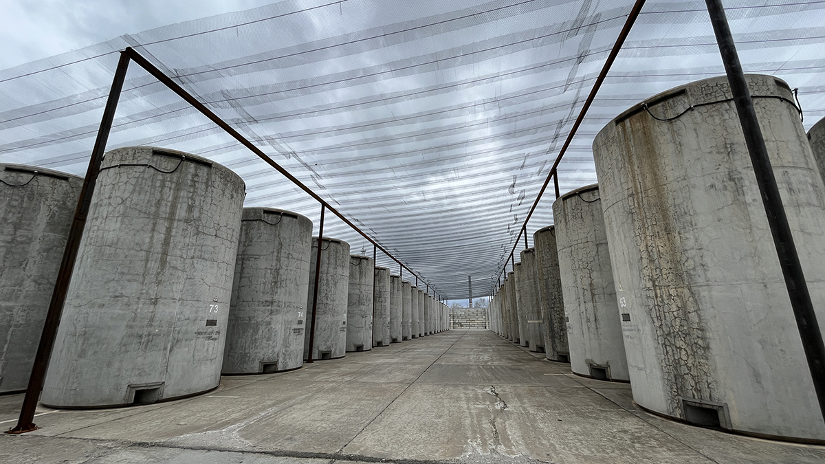 Ударный дрон украинских боевиков упал рядом с Запорожской АЭС