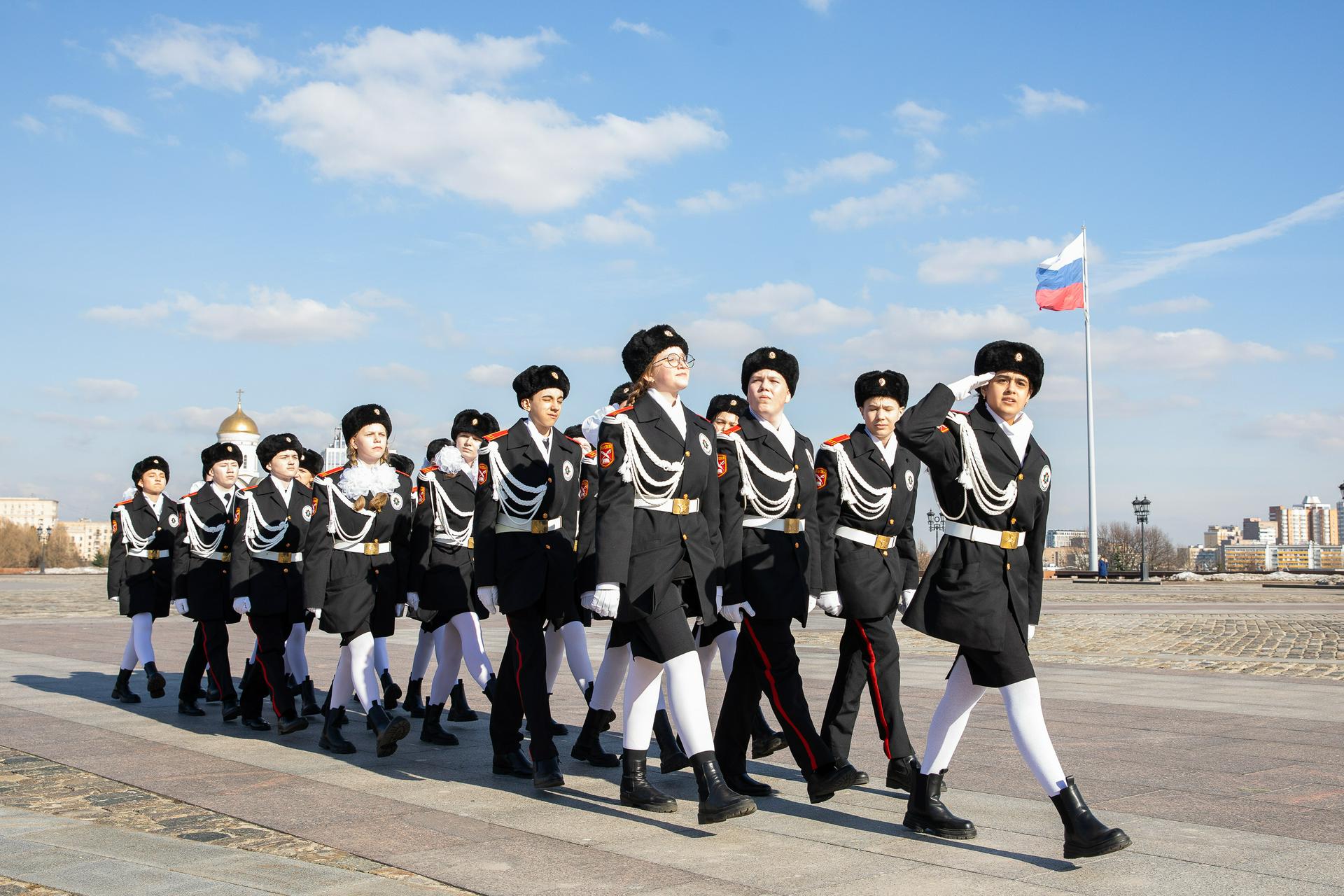 Лучших кадетов выберут у стен Музея Победы в Москве