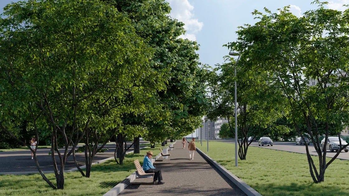 Сергей Собянин: В этом году продолжится комплексное благоустройство Ленинского проспекта