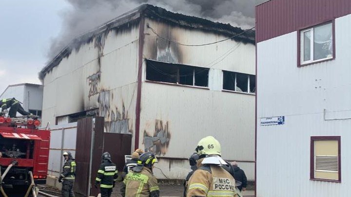 СК проводит проверку по факту крупного пожара в Подмосковье