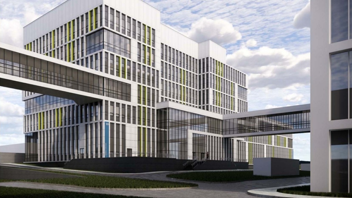 Началась отделка помещений лучевого корпуса в Коммунарке