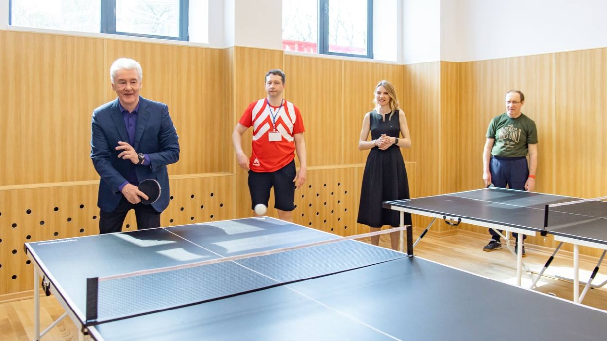 Собянин открыл обновленный спорткомплекс «Триумф» на северо-западе Москвы