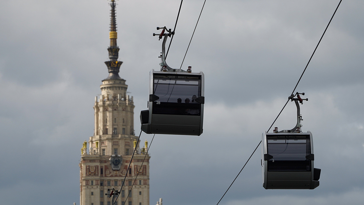 Дети смогут бесплатно проехать по Московской канатной дороге 1 июня
