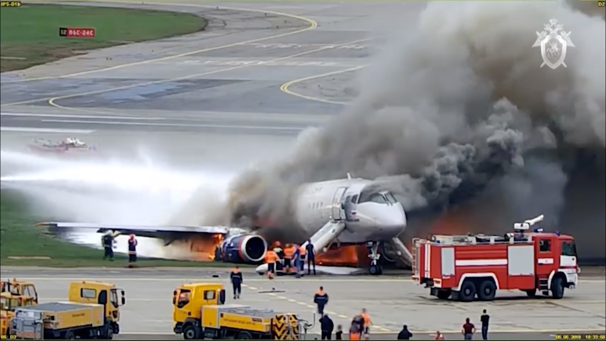 Суд приговорил командира сгоревшего в Шереметьеве Superjet к шести годам колонии